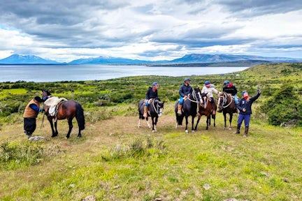 Horse ride from the estancia, Puerto Natales, Chile