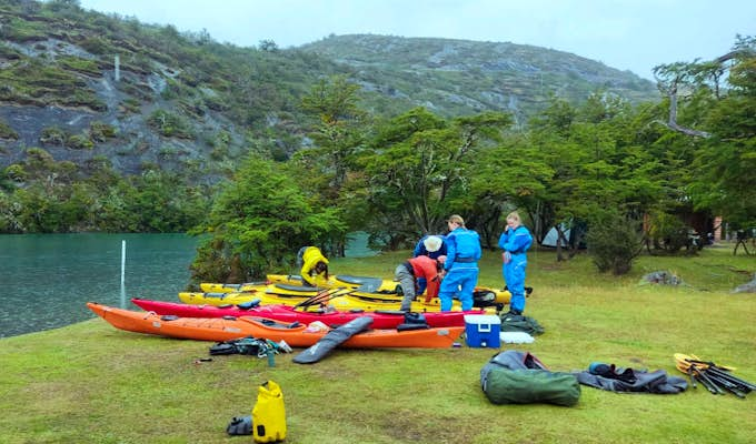 Kayak Paine's Grey & Serrano Rivers: 3 Days