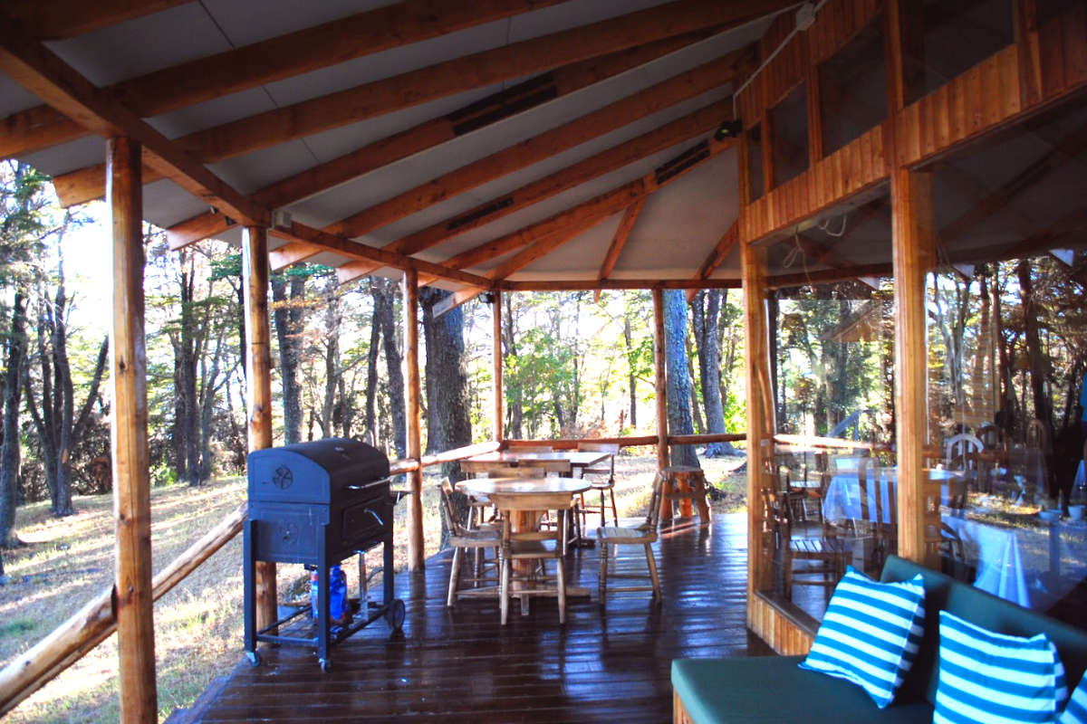 Restaurant at El Mirador de Guadal, Aysén, Chile