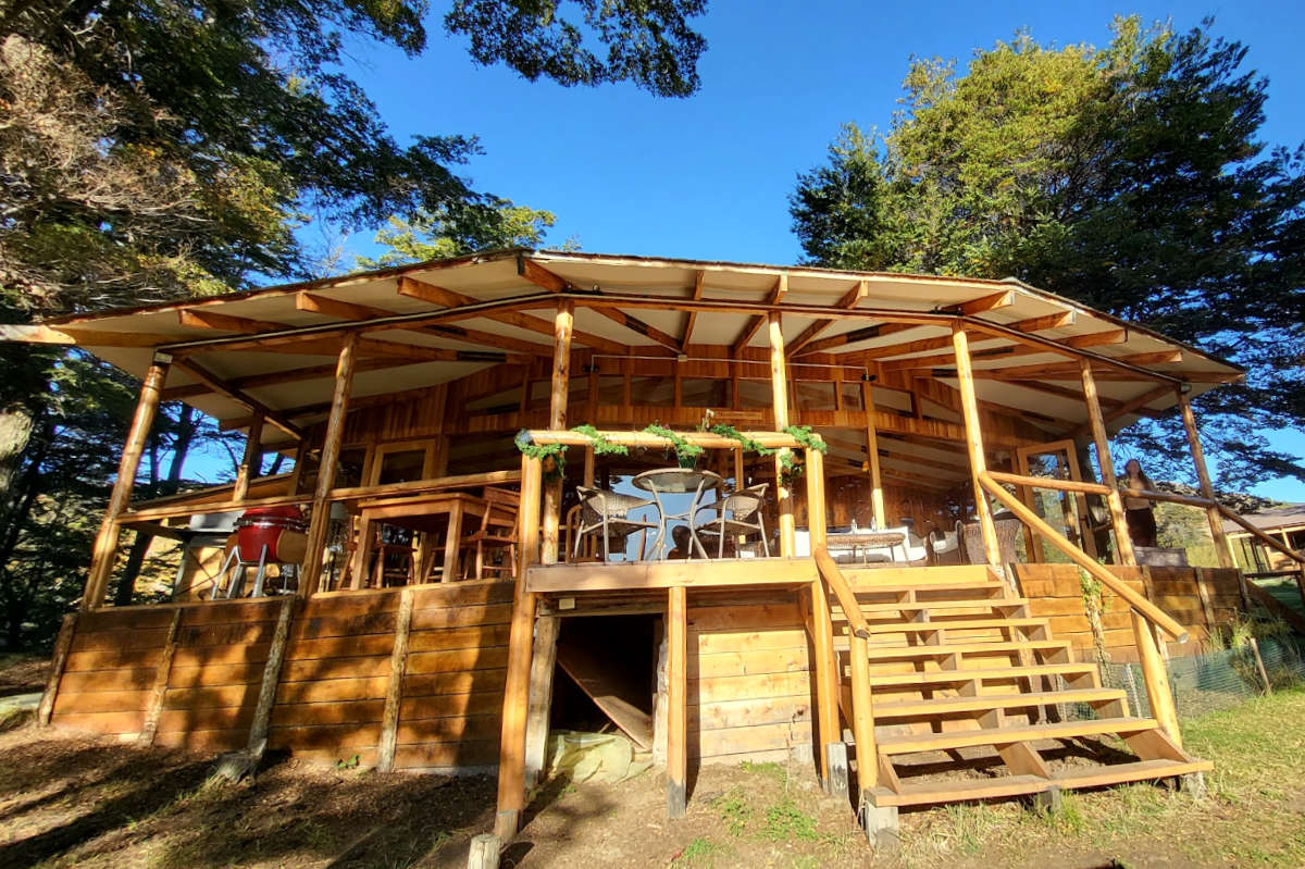 Restaurant at El Mirador de Guadal, Aysén, Chile