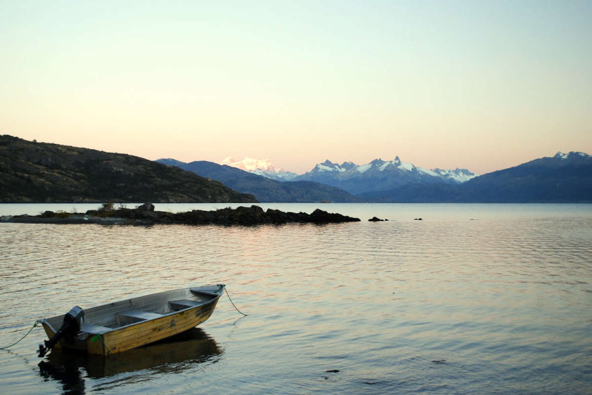 View from El Mirador de Guadal, Aysén, Chile