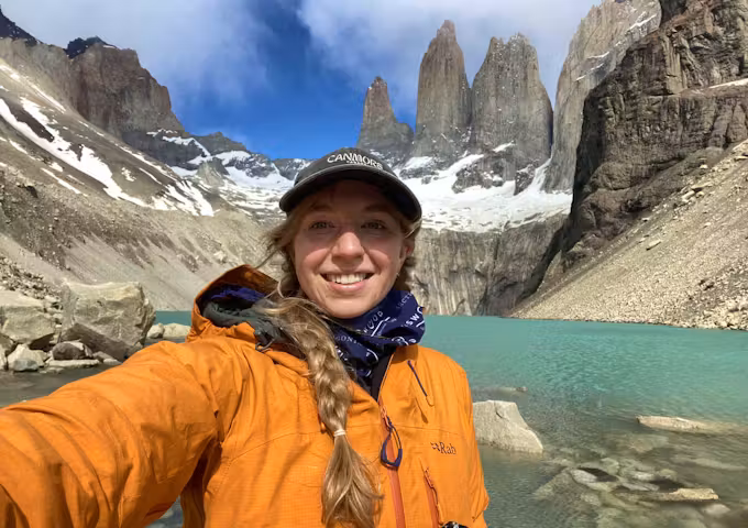 At the base of the Towers, Torres del Paine, Patagonia