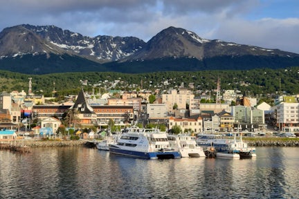 View of Ushuaia port
