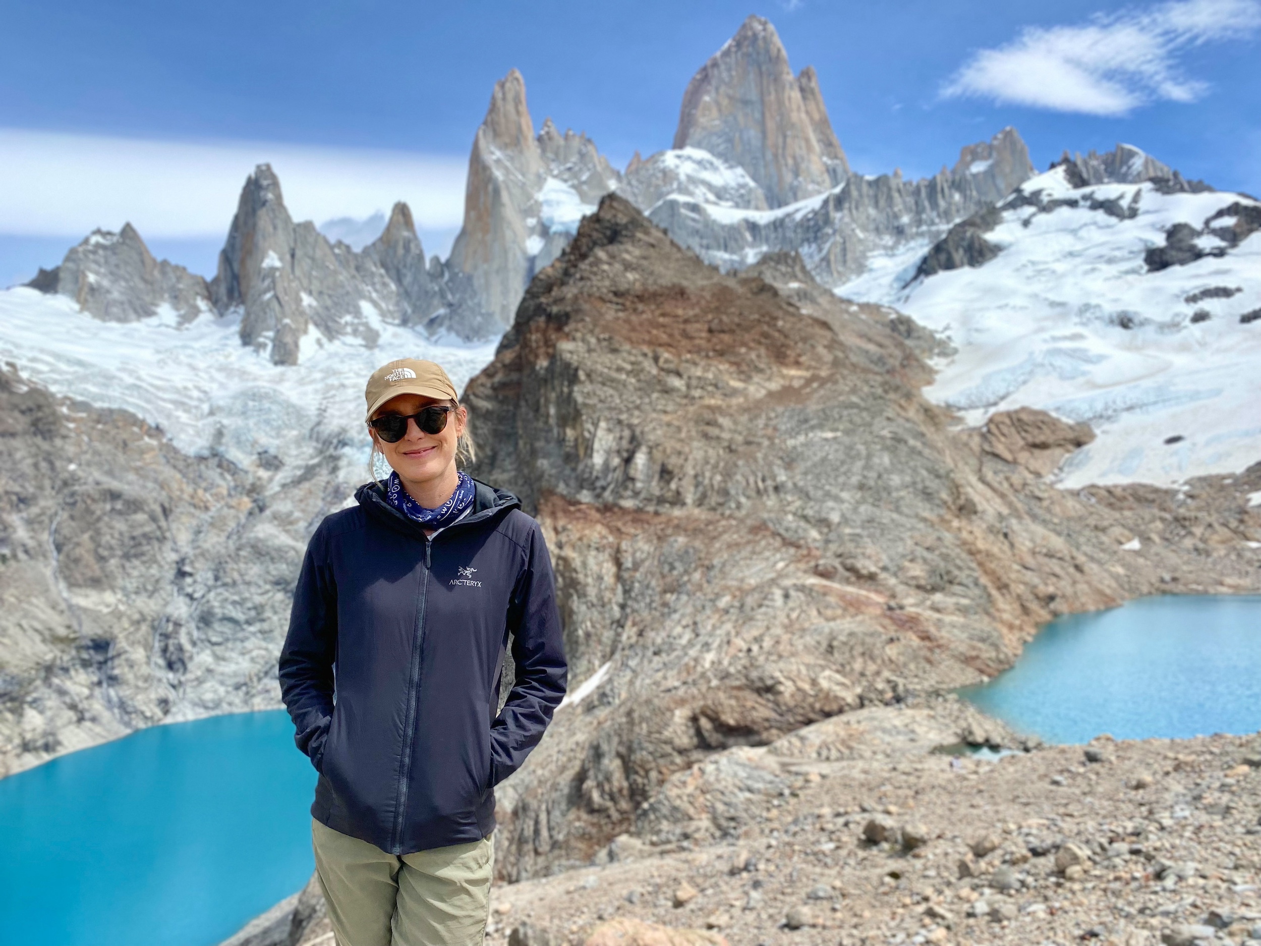 Rachel at Laguna de Los Tres