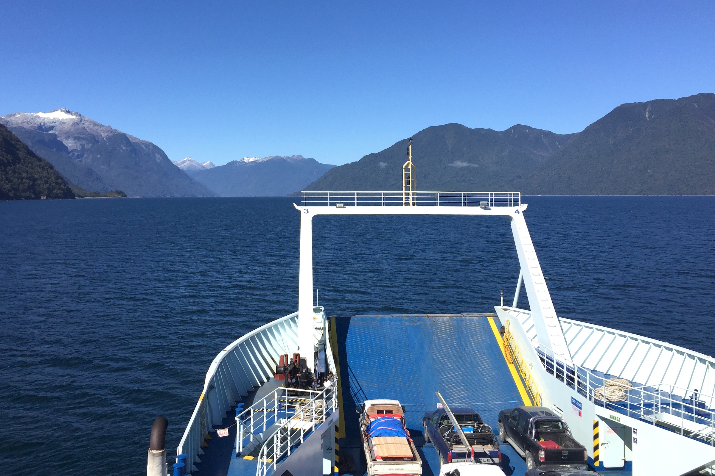 Ferry to Aysen from Puerto Montt in Chile