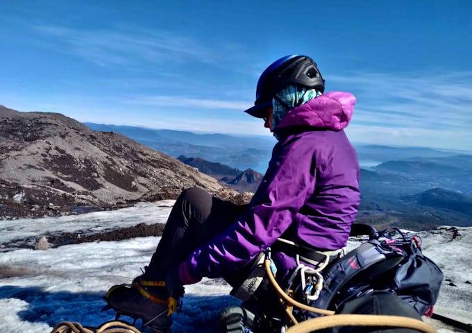 Gearing up, Patagonia, Chile