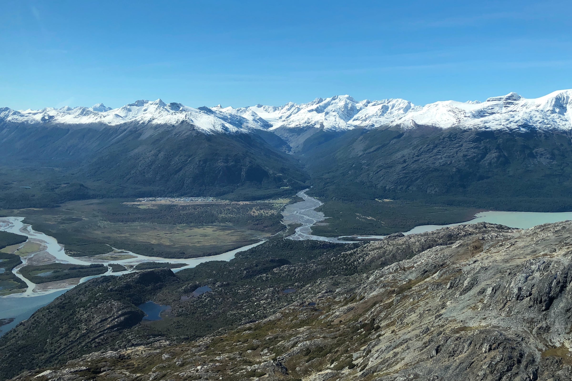 Mountain view near Villa O'Higgins in Aysen