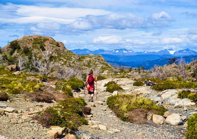 Day-hiking towards Glacier Grey, Torres del Paine National Park, Chile