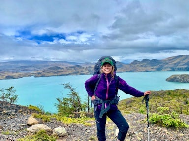 In front of Lake Nordenskjöld, Torres del Paine, Patagonia, Chile