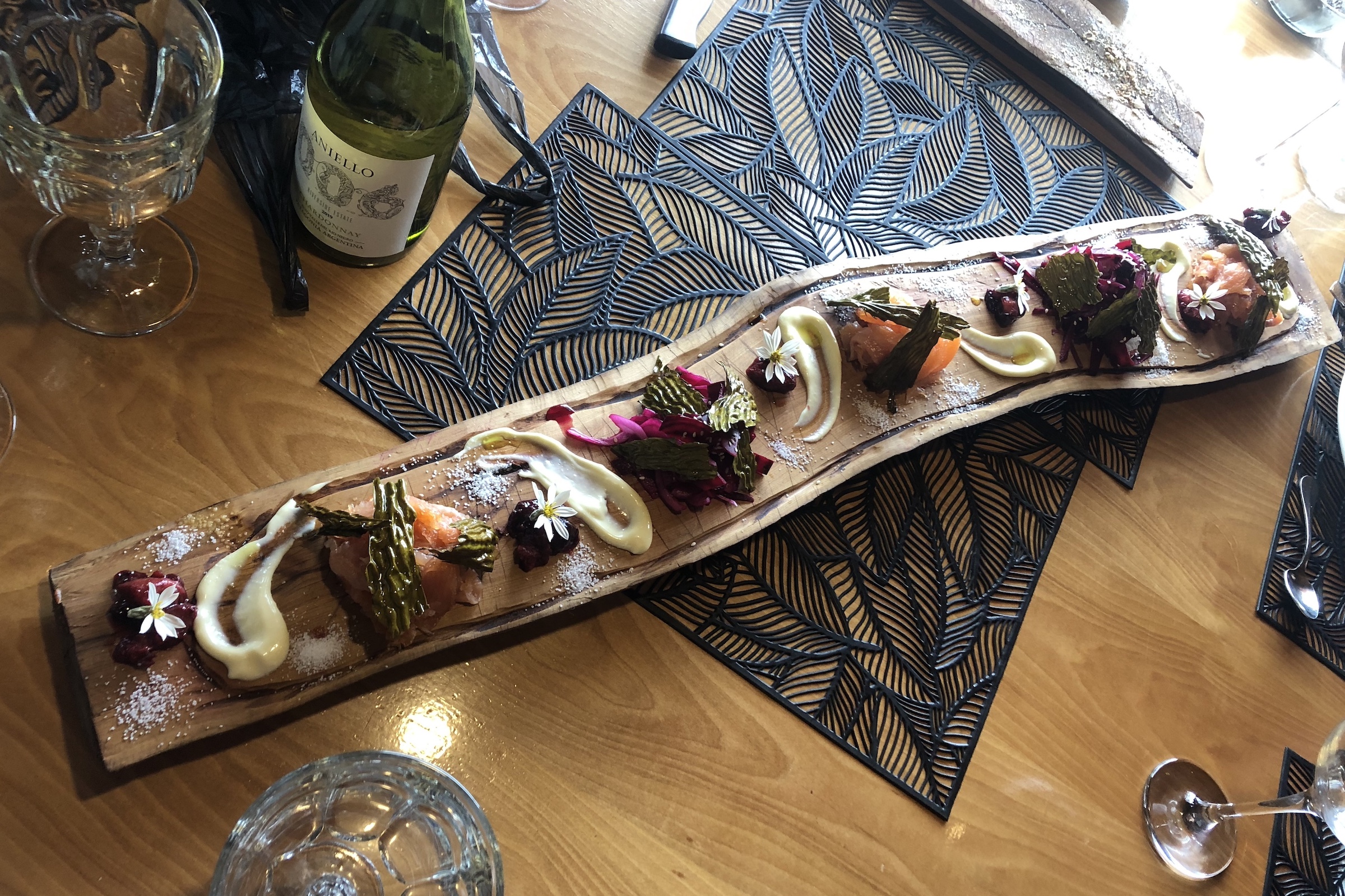 Dining at Alma Yaghan, near Ushuaia in Tierra del Fuego