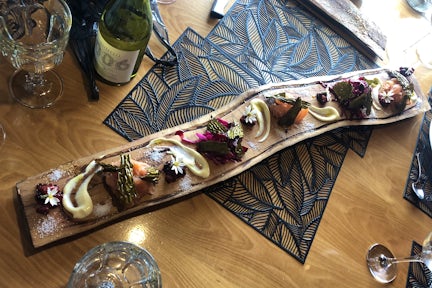 Dining at Alma Yaghan, near Ushuaia in Tierra del Fuego