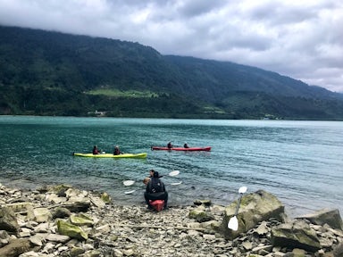 Kayaking on Lake Todos los Santos, Vicente Pérez National Park, Chile
