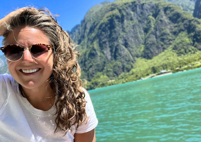 At Lake Tagua Tagua in the Chilean Lakes, Patagonia, Chile