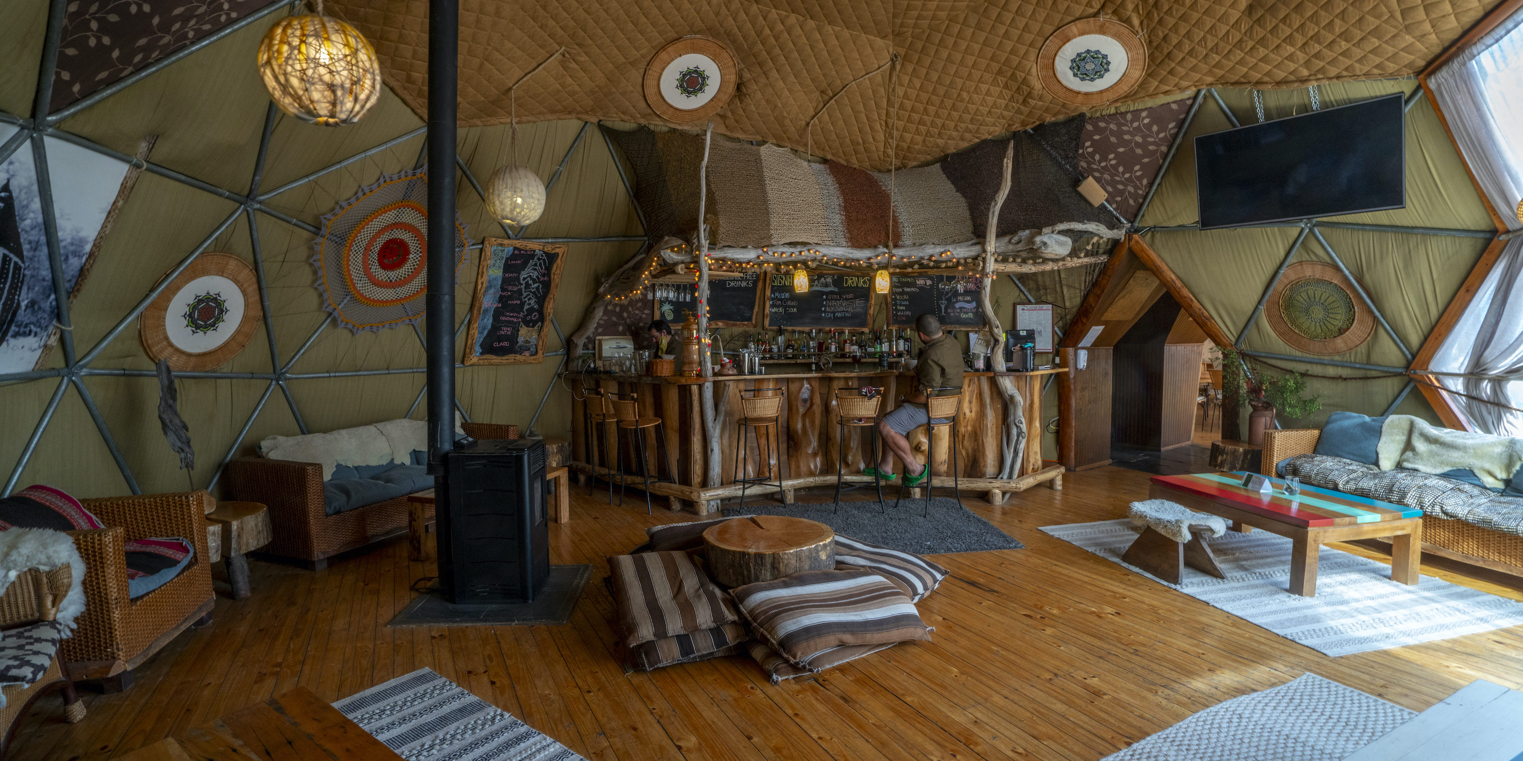 Bar at EcoCamp