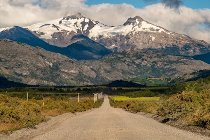 The Carretera Austral highway near Cerro Castillo