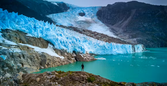 Leones Glacier in Aysen
