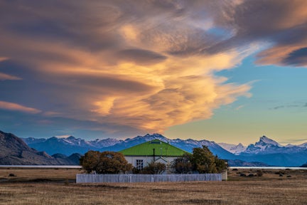 Estancia Cristina in the remote landscape of Los Glaciares