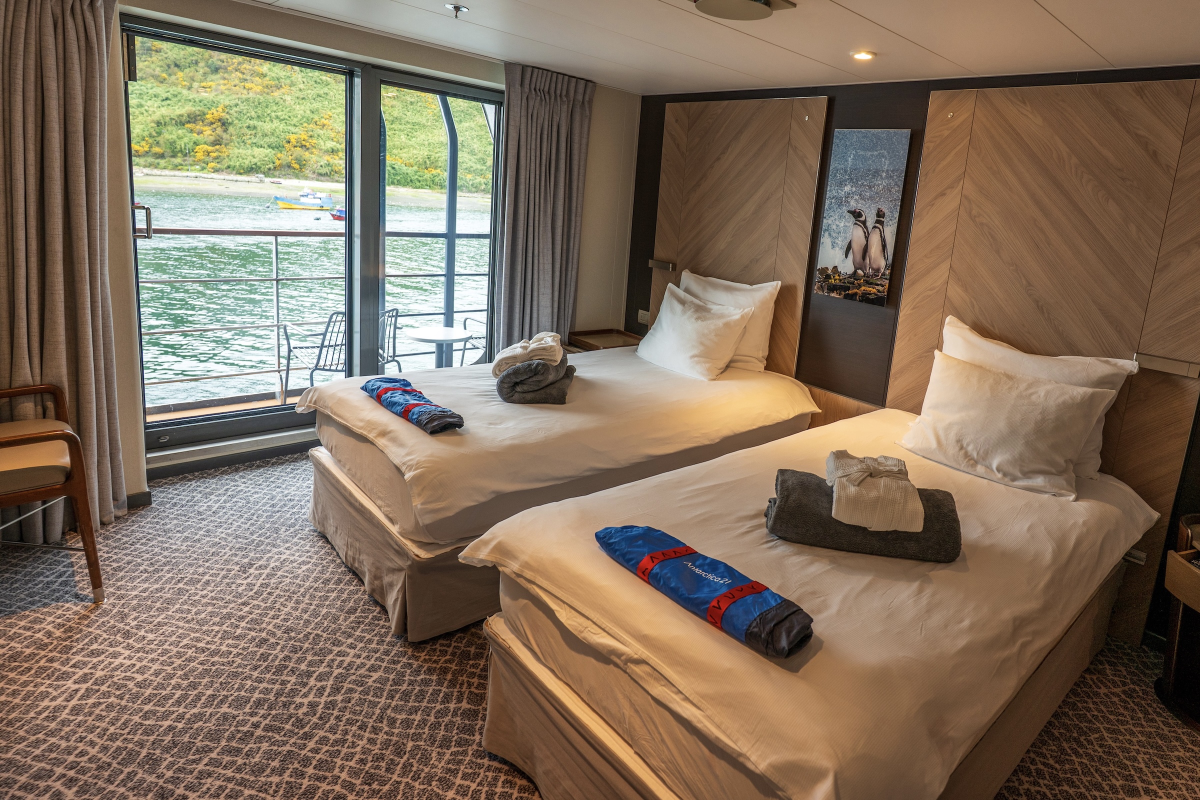 Cabin onboard Magellan Explorer cruise ship