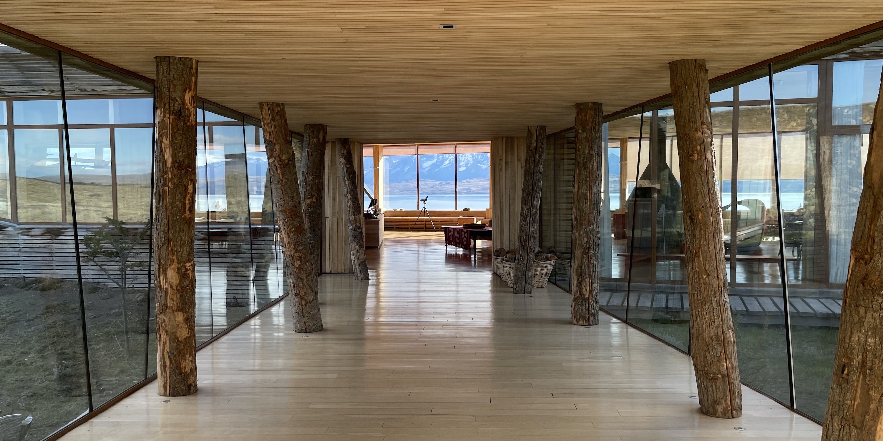 Entrance to Tierra Patagonia in Torres del Paine