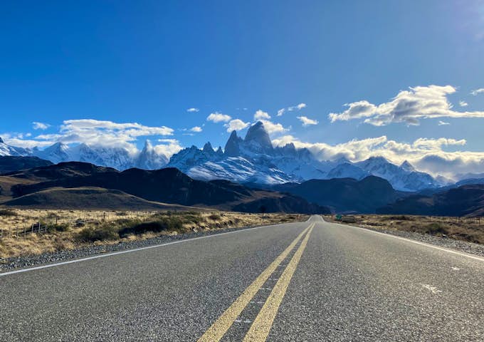 Fitz Roy Massif on the road to El Chaltén