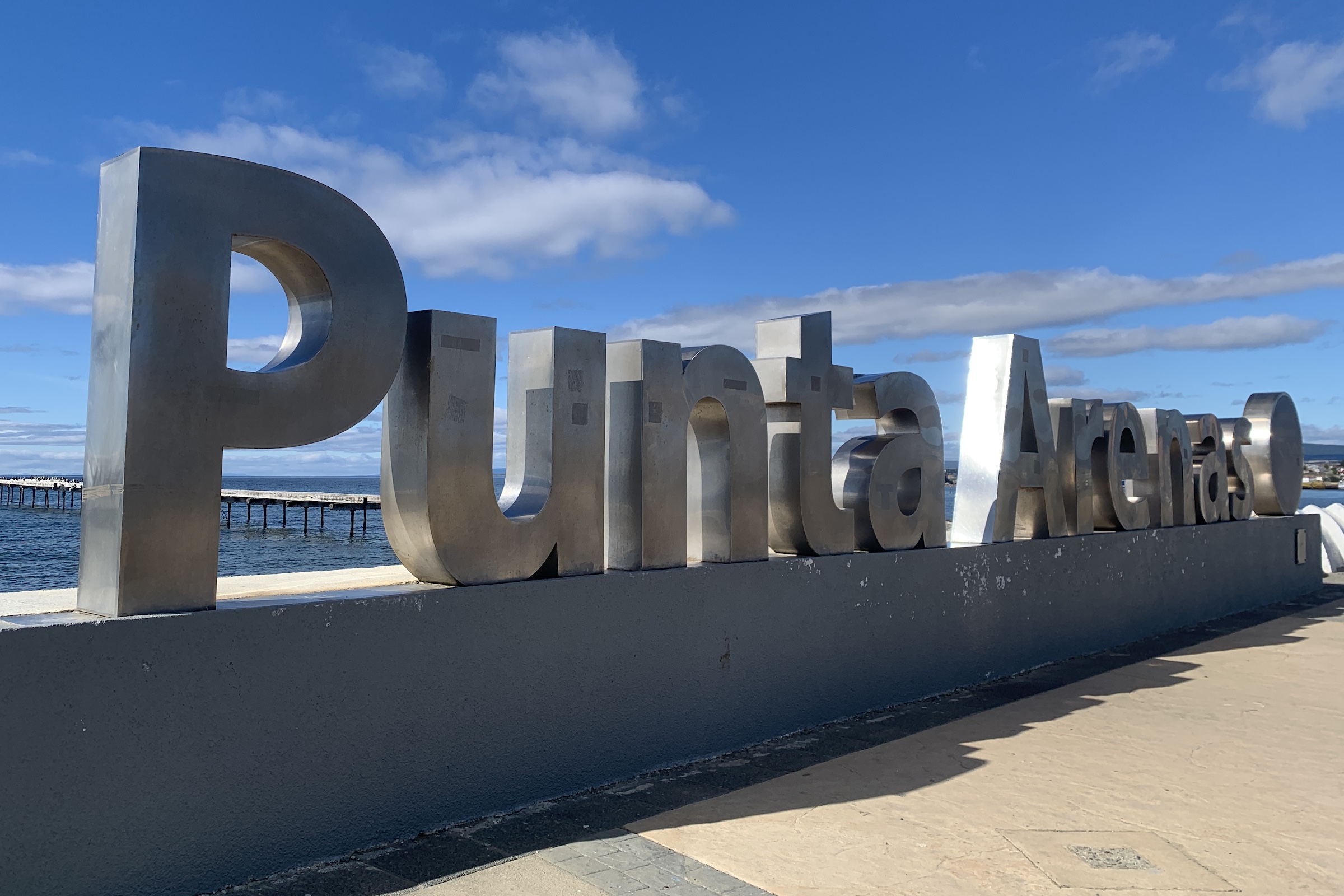Punta Arenas town sign