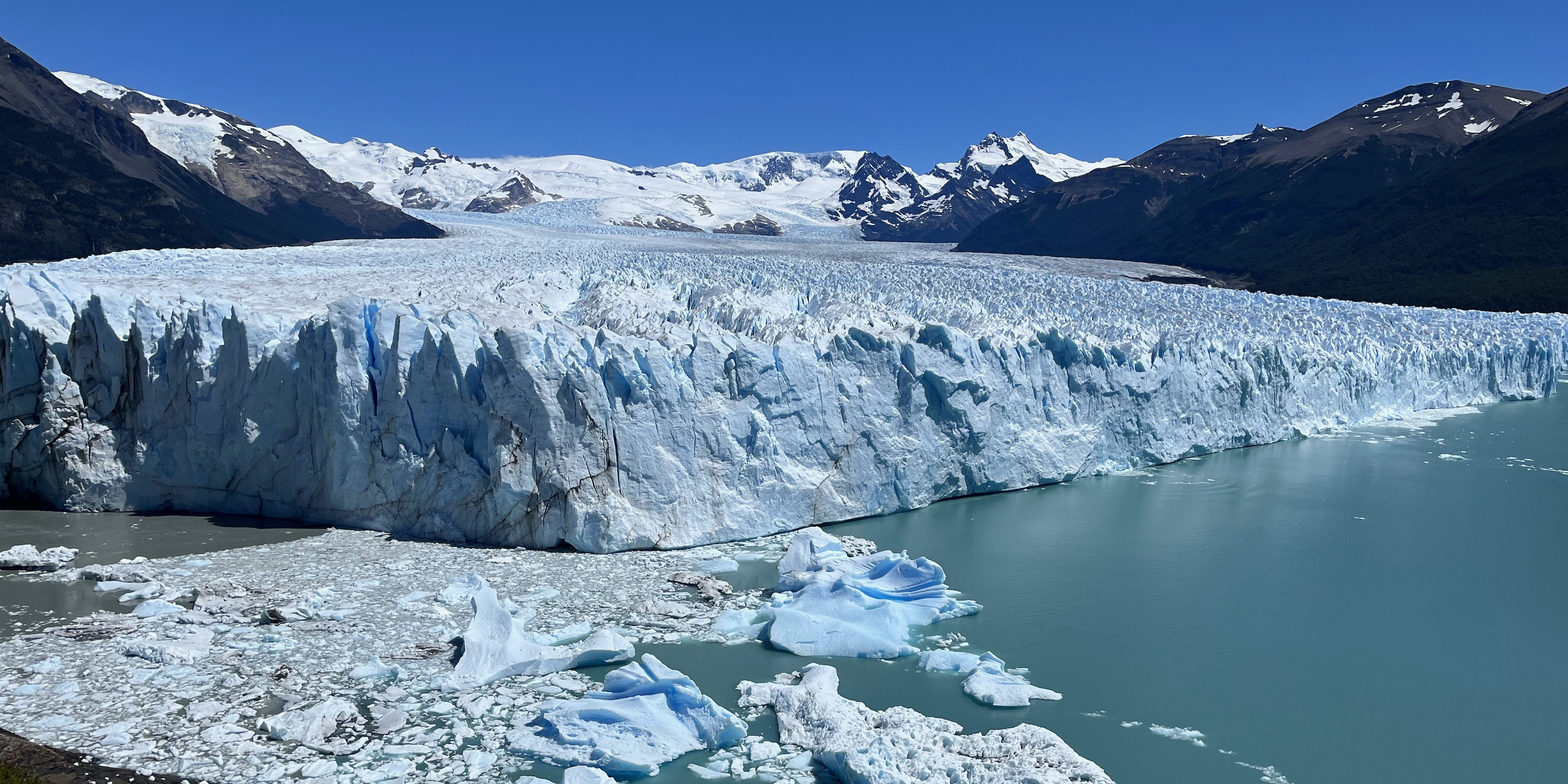 The ice cliffs of Perito Moreno
