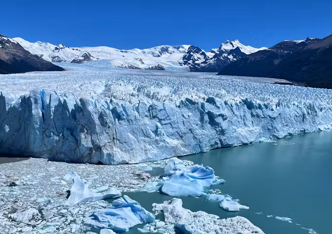 The ice cliffs of Perito Moreno