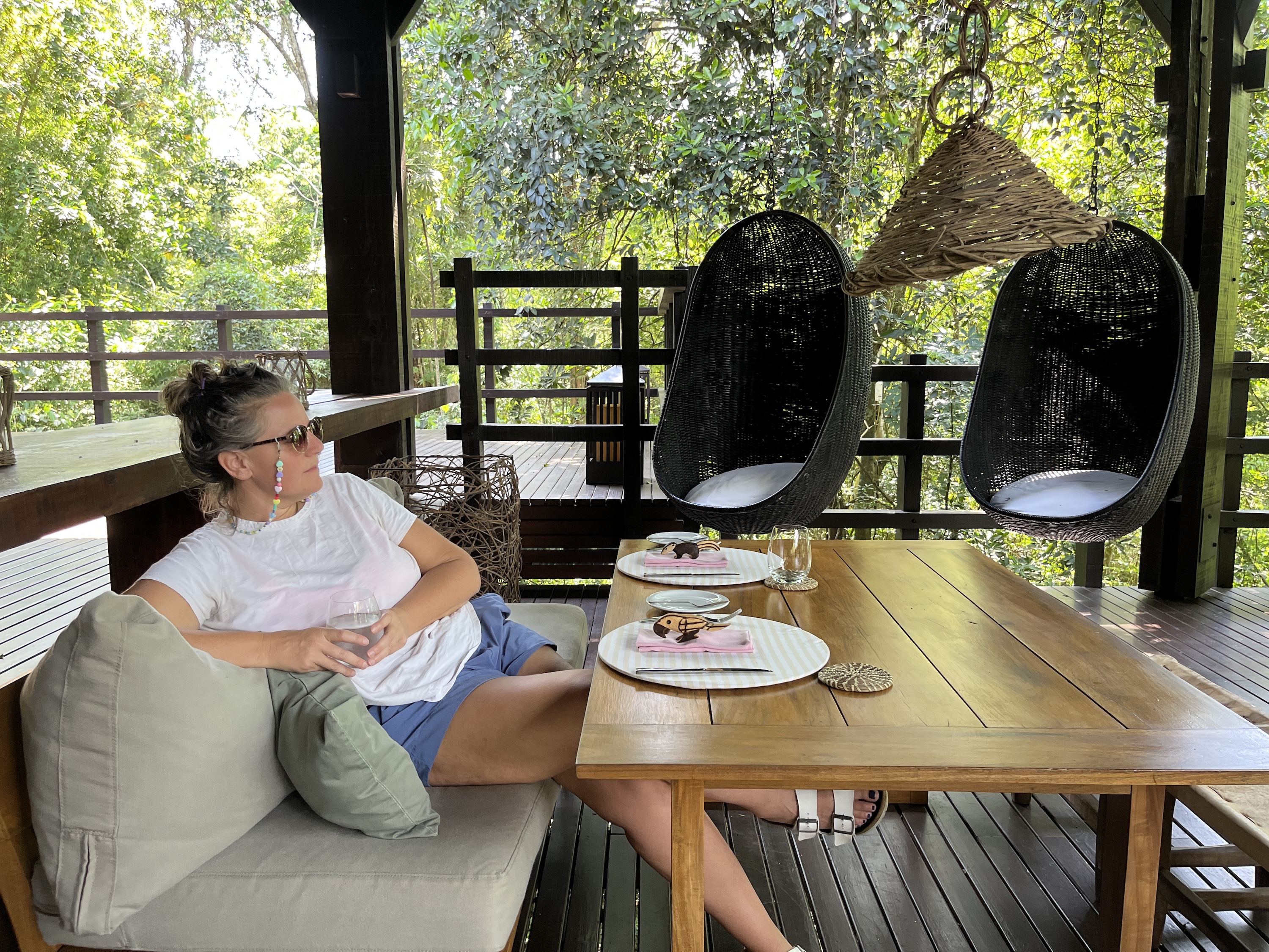 Sydney at Awasi Iguazu - ready at the restaurant