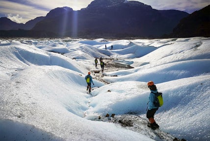 Ice hiking on the Exploradores Glacier, Patagonia