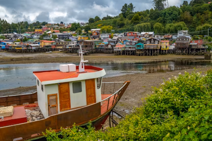 Palafitos in Castro, Chiloé