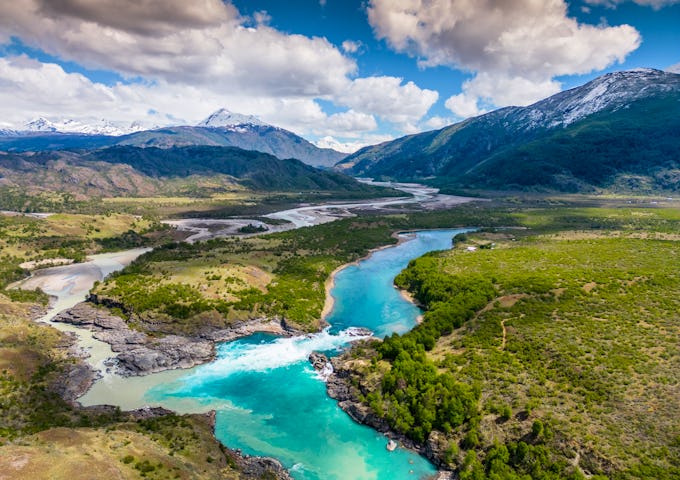 Confluence of the Baker River, Aysen