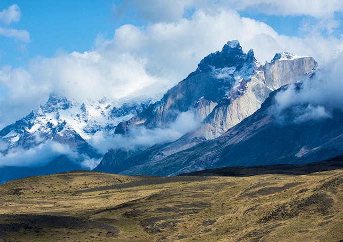 Pampa and mountains
