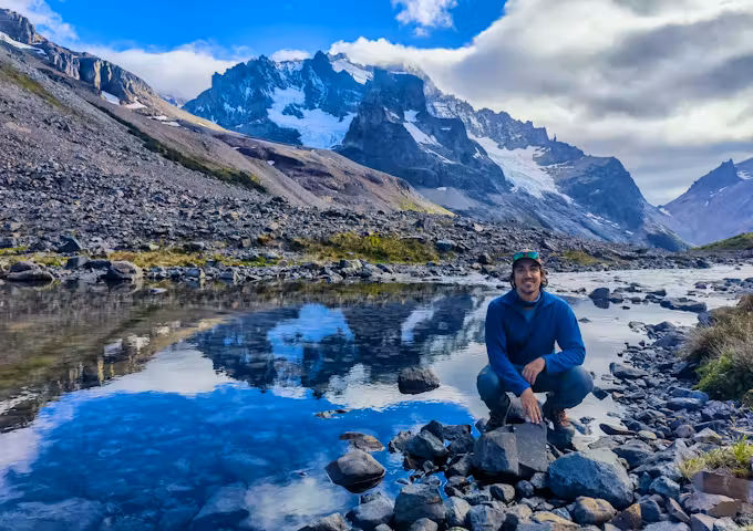 Cerro Castillo Trek - Felipe recce - lagoon