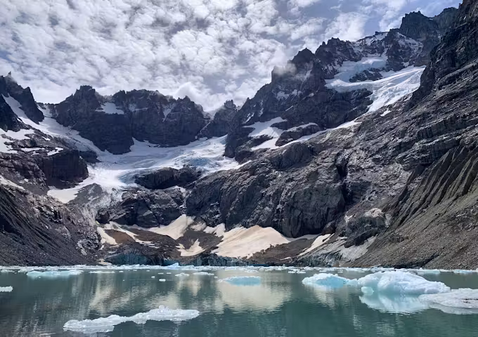 Cerro Castillo Trek - Felipe recce - glacial lake