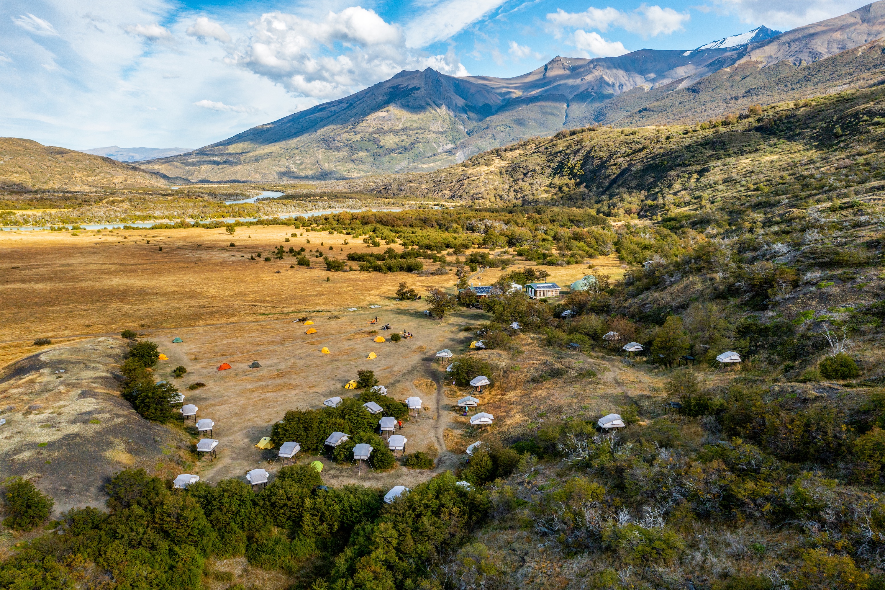 Seron camp from the sky