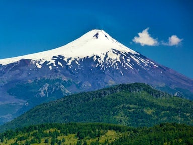 Villarrica Volcano in Villarrica National Park, Chile