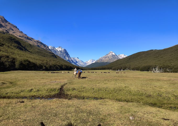 Horse riding in the Avellano Valley