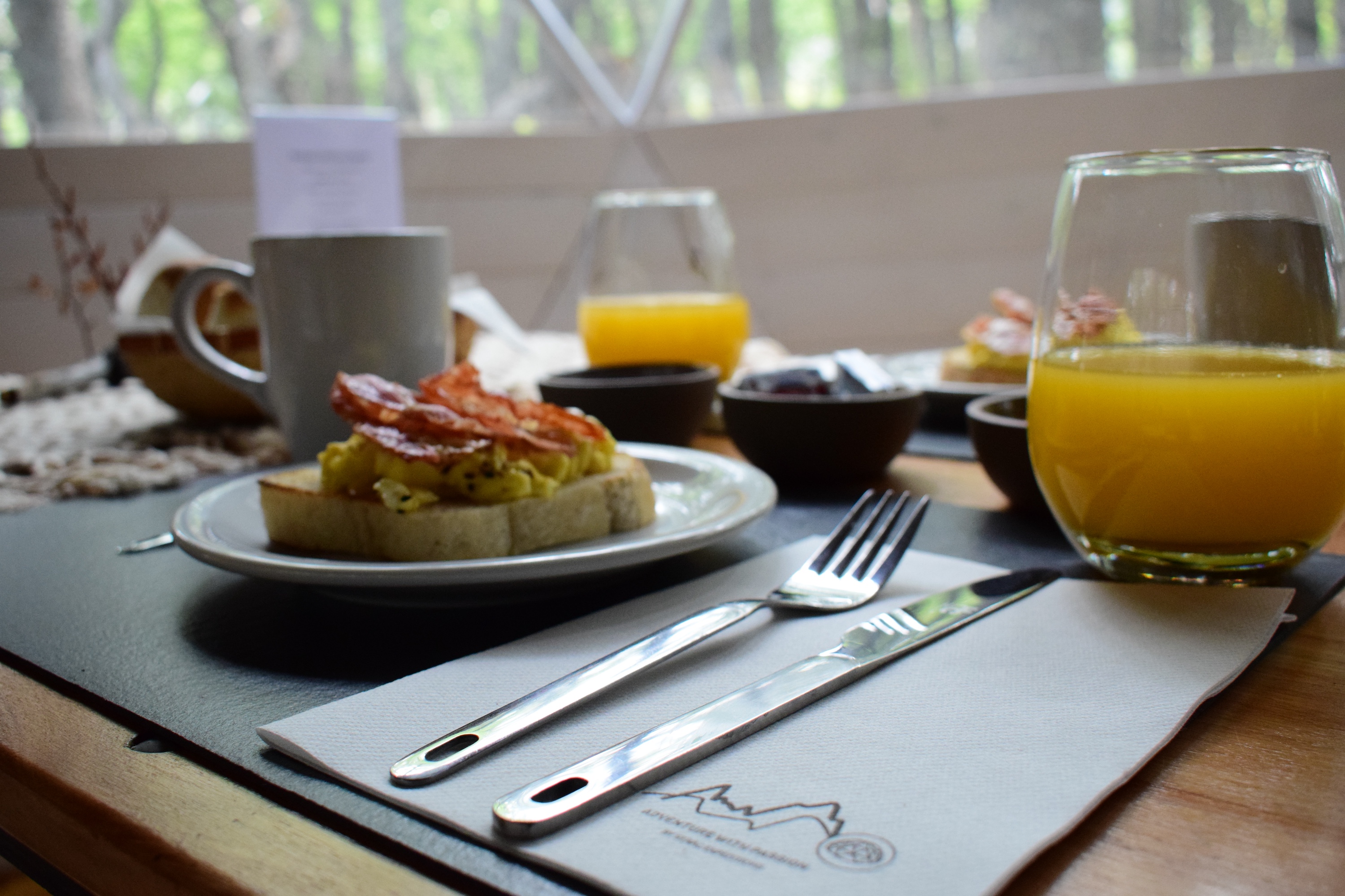 Poincenot Comfort Camp food