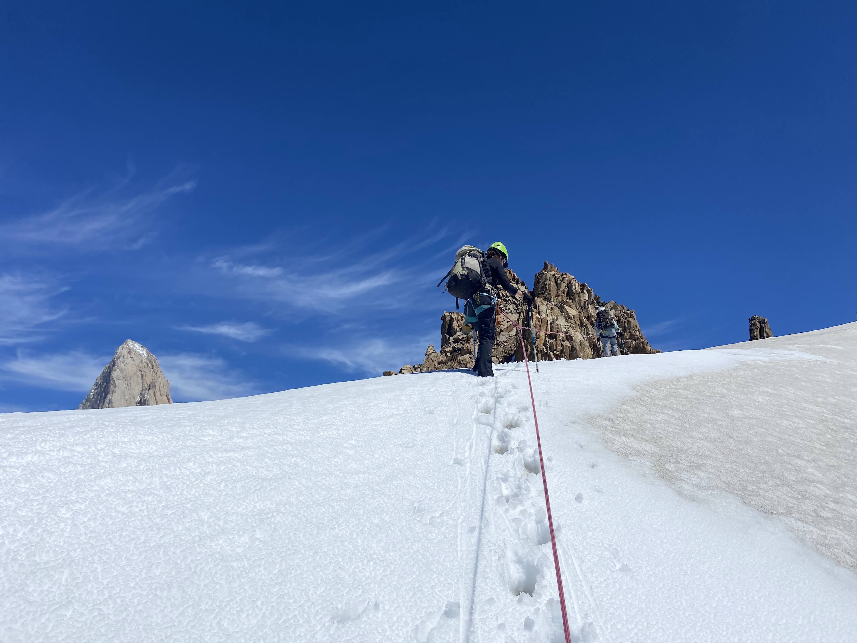 Serac FitzRoy Basecamp trip - ascent