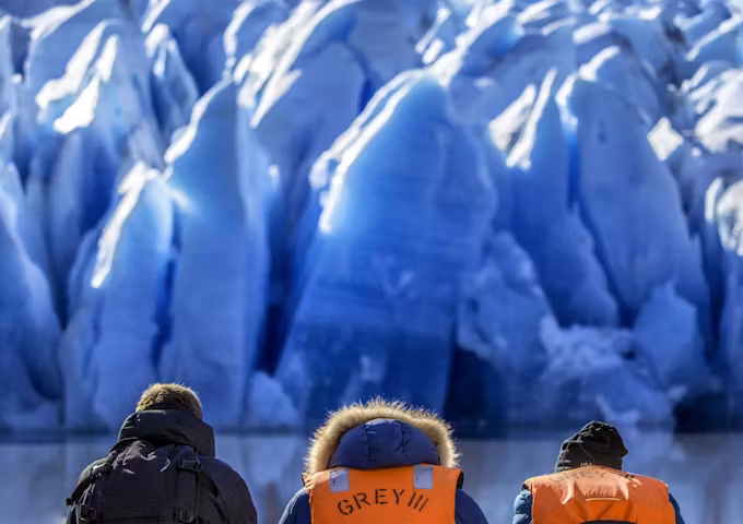 Boat trip to Glacier Grey, Torres del Paine, Patagonia, Chile