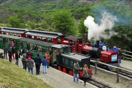 Fin del Mundo train in Tierra del Fuego National Park
