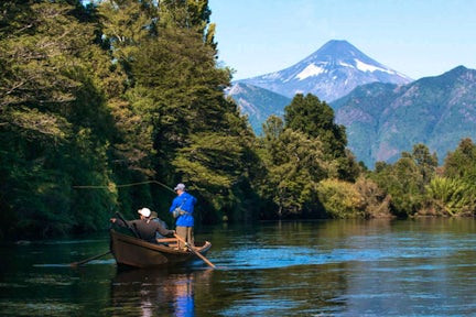 Catch-and-release fishing near Vira Vira, Patagonia, Chile