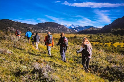 Walking at Hotel Grey