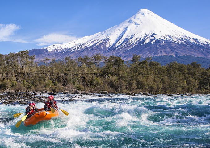 Rafting on Rio Petrohue