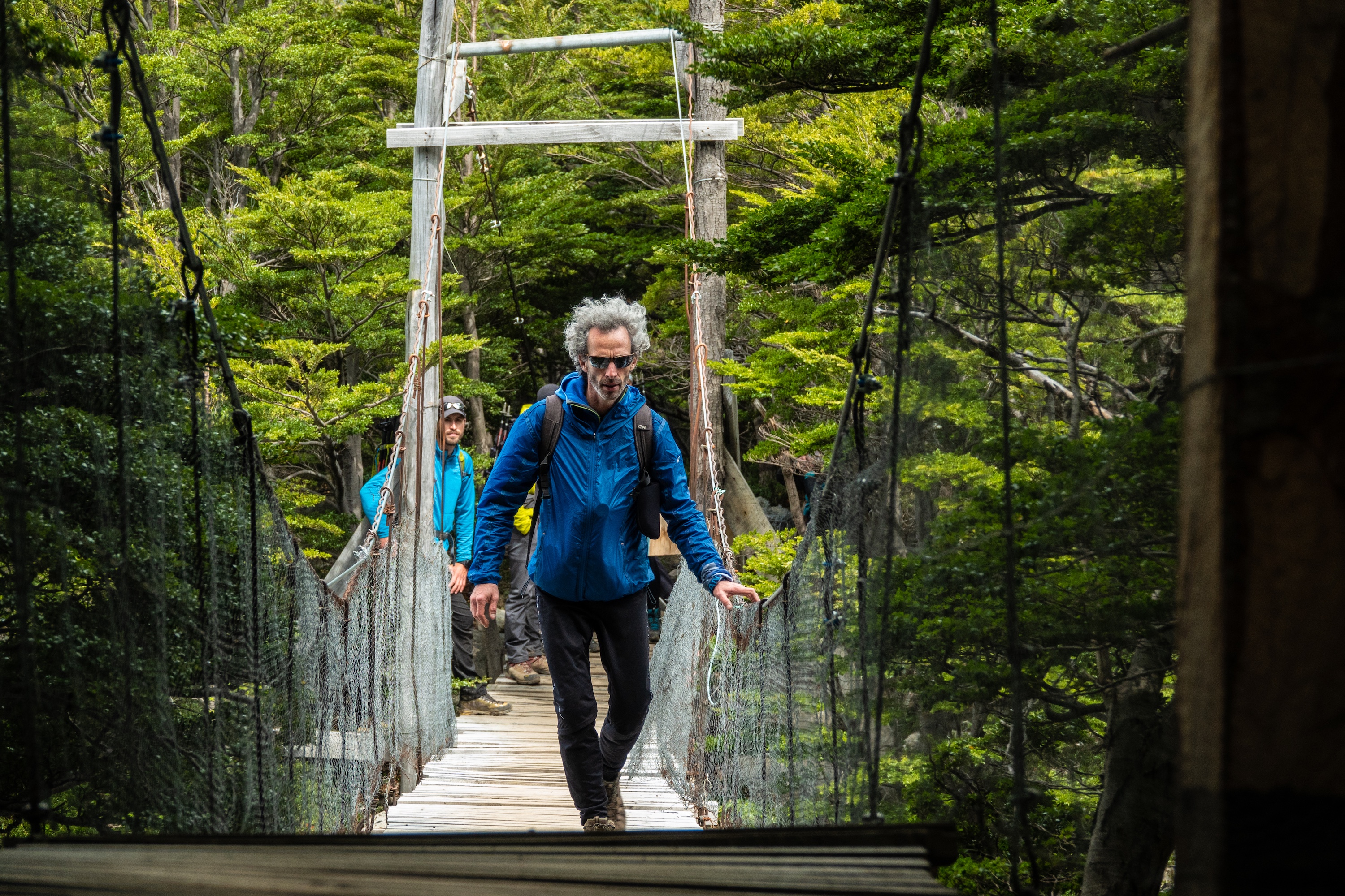 Hanging bridges The French Valley Hike excursion with Patagonia Camp