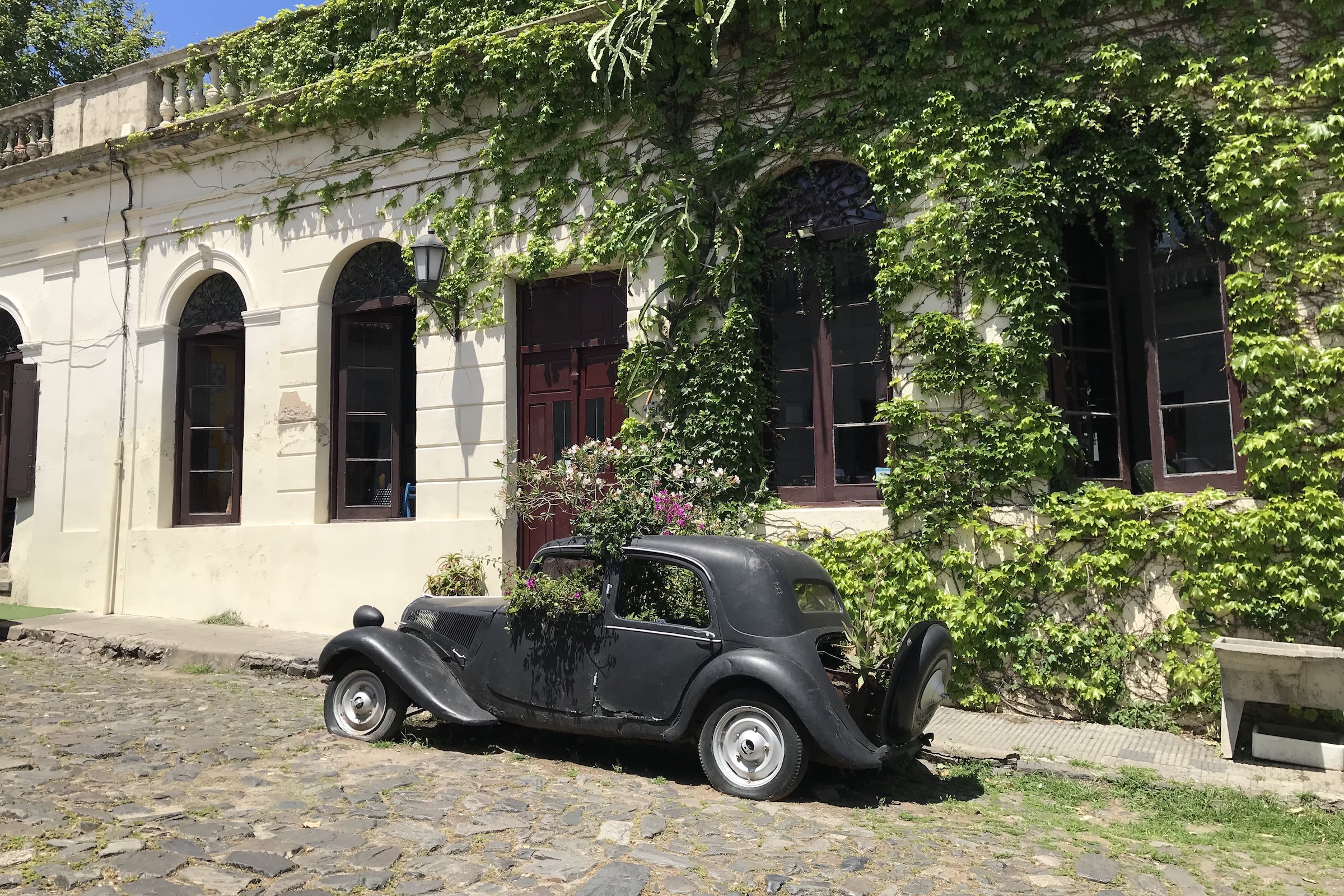 Old building in UNESCO World Heritage-listed Colonia del Sacramento in Uruguay.