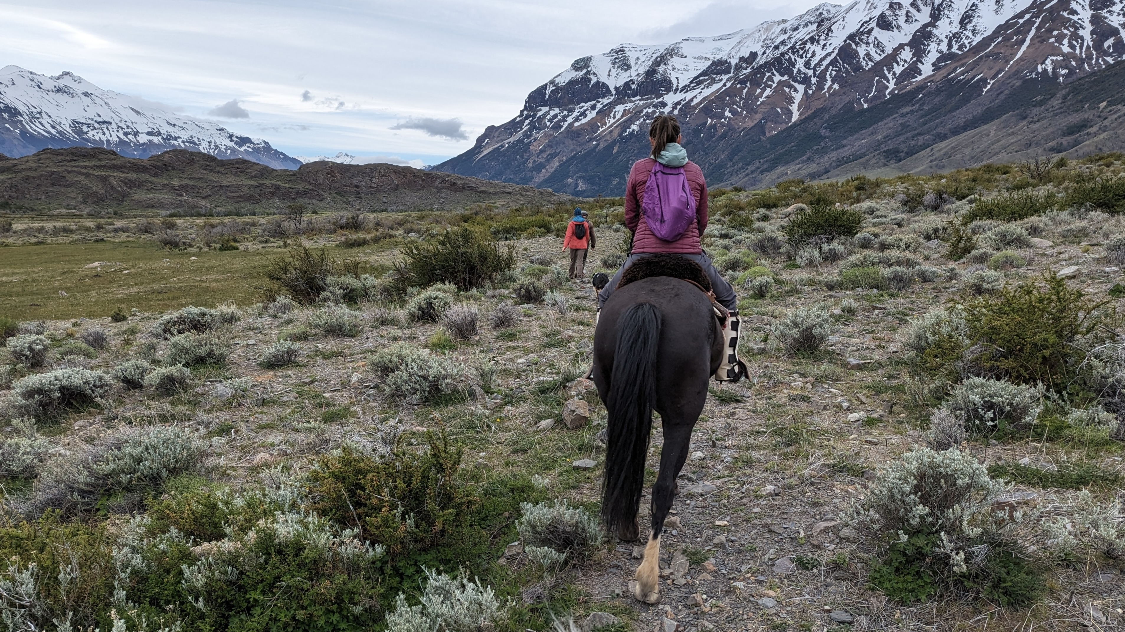 Backcountry horse riding in Patagonia