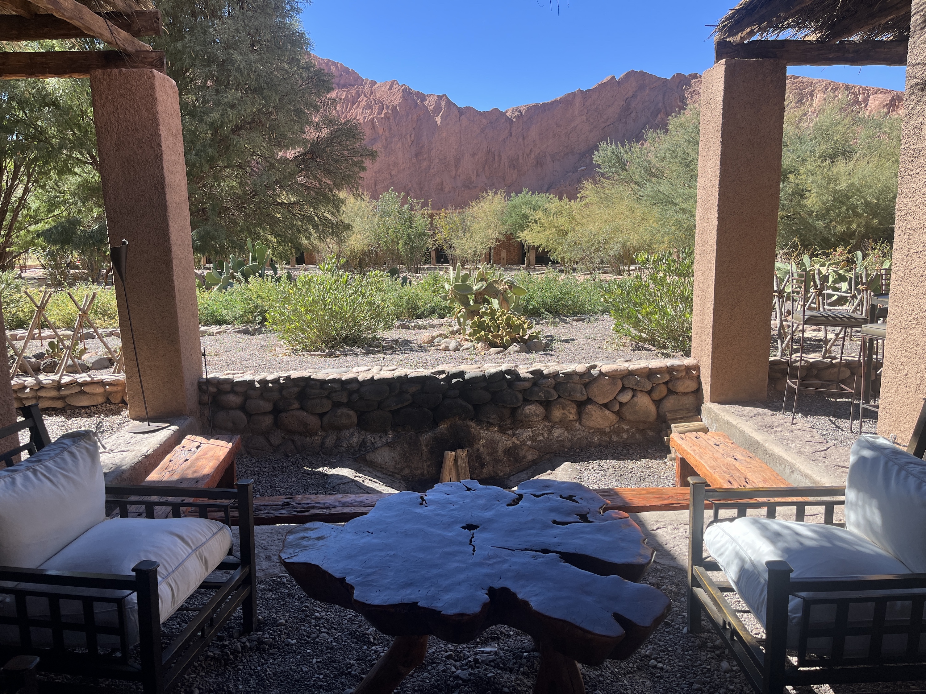 Terrace at Nayara Atacama
